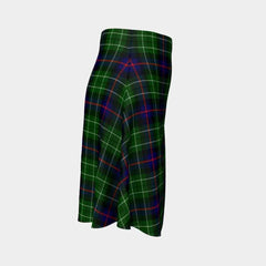 Leslie Hunting Tartan Flared Skirt