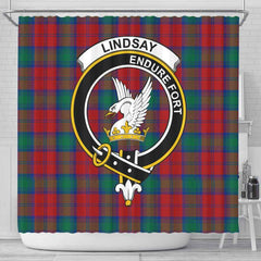 Lindsay Tartan Crest Shower Curtain