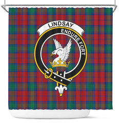 Lindsay Tartan Crest Shower Curtain