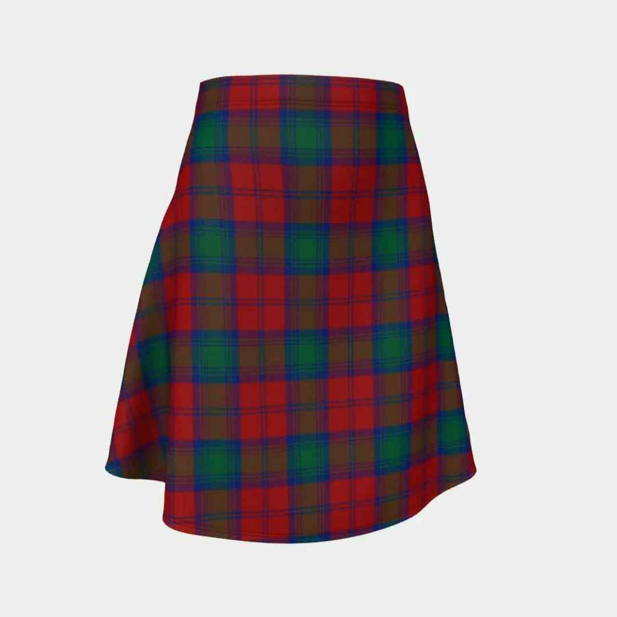 Lindsay Modern Tartan Flared Skirt