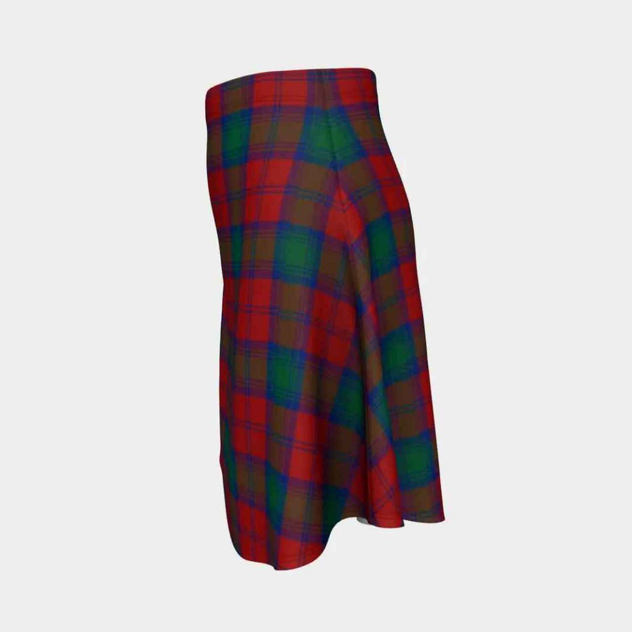 Lindsay Modern Tartan Flared Skirt