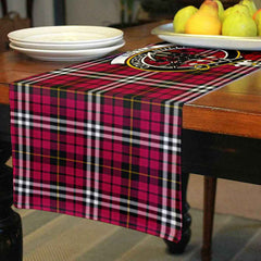 Little Tartan Crest Table Runner - Cotton table runner