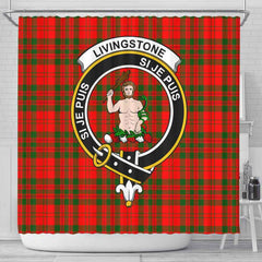 Livingstone Tartan Crest Shower Curtain