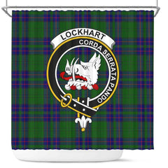 Lockhart Tartan Crest Shower Curtain