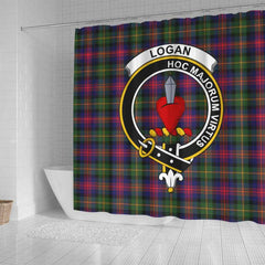 Logan Tartan Crest Shower Curtain