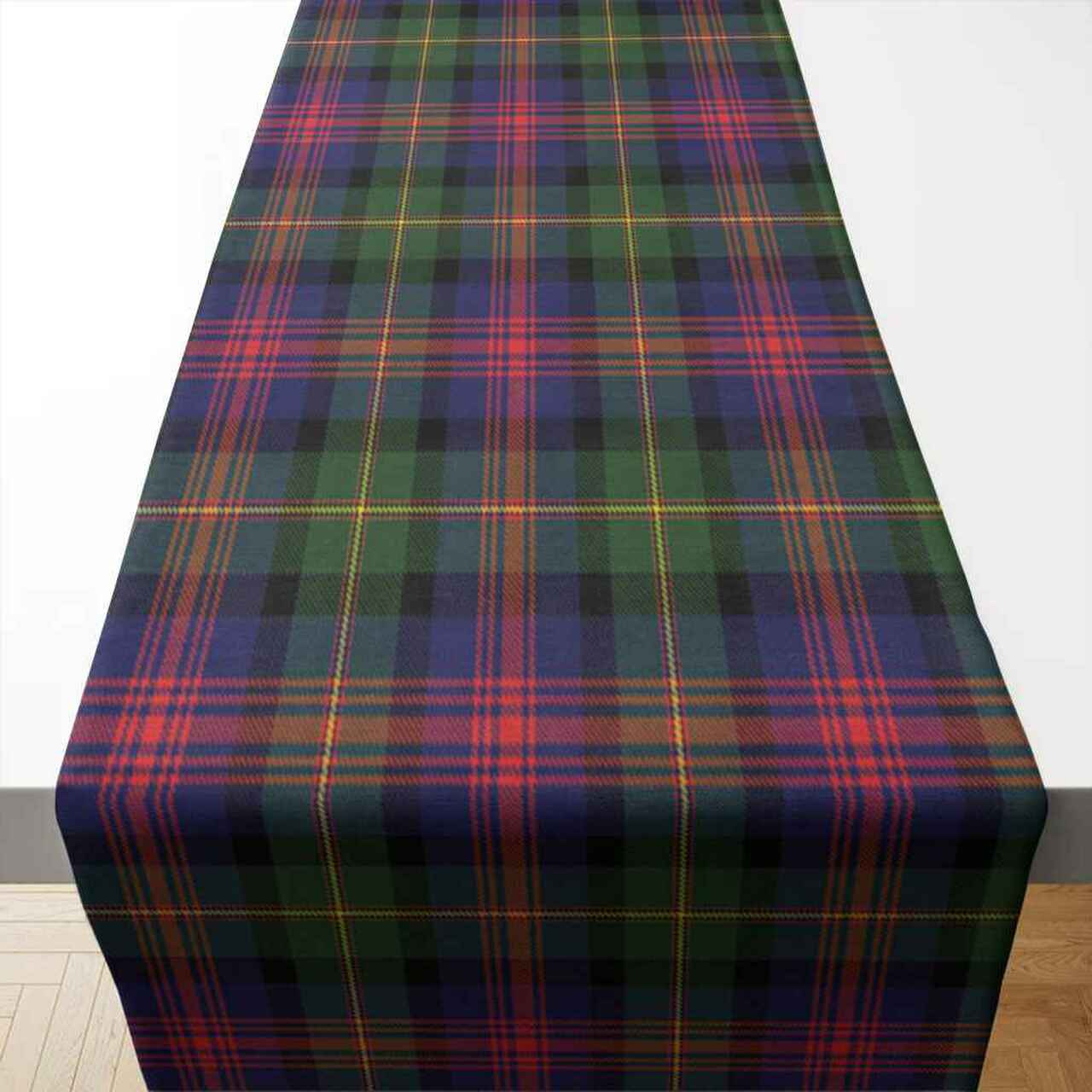 Logan Modern Tartan Table Runner - Cotton table runner