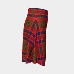 Lumsden Modern Tartan Flared Skirt