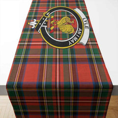 Lyle Tartan Crest Table Runner - Cotton table runner