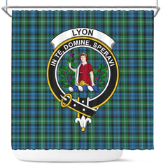 Lyon Tartan Crest Shower Curtain