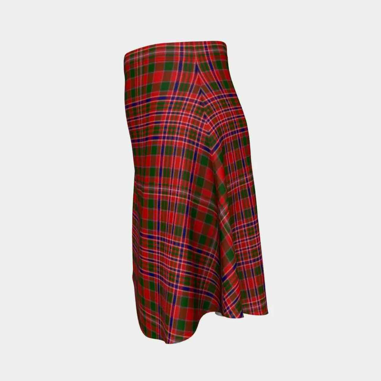 MacAlister Modern Tartan Flared Skirt