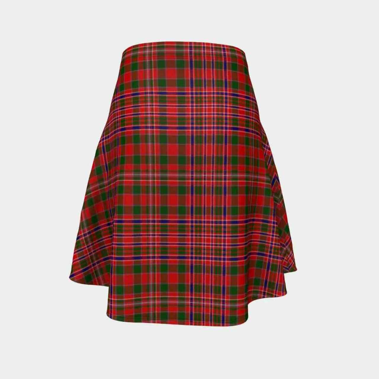 MacAlister Modern Tartan Flared Skirt