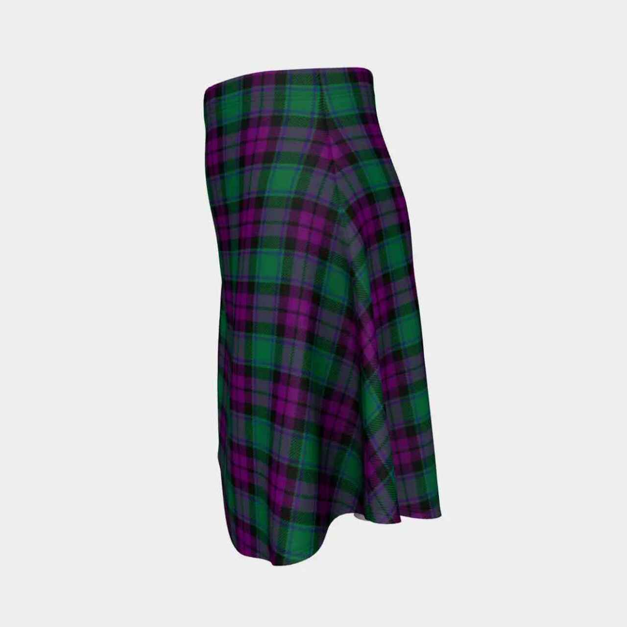 MacArthur - Milton Tartan Flared Skirt