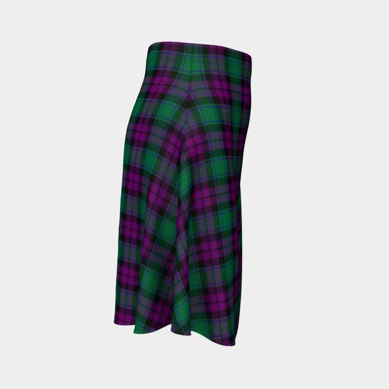 MacArthur - Milton Tartan Flared Skirt