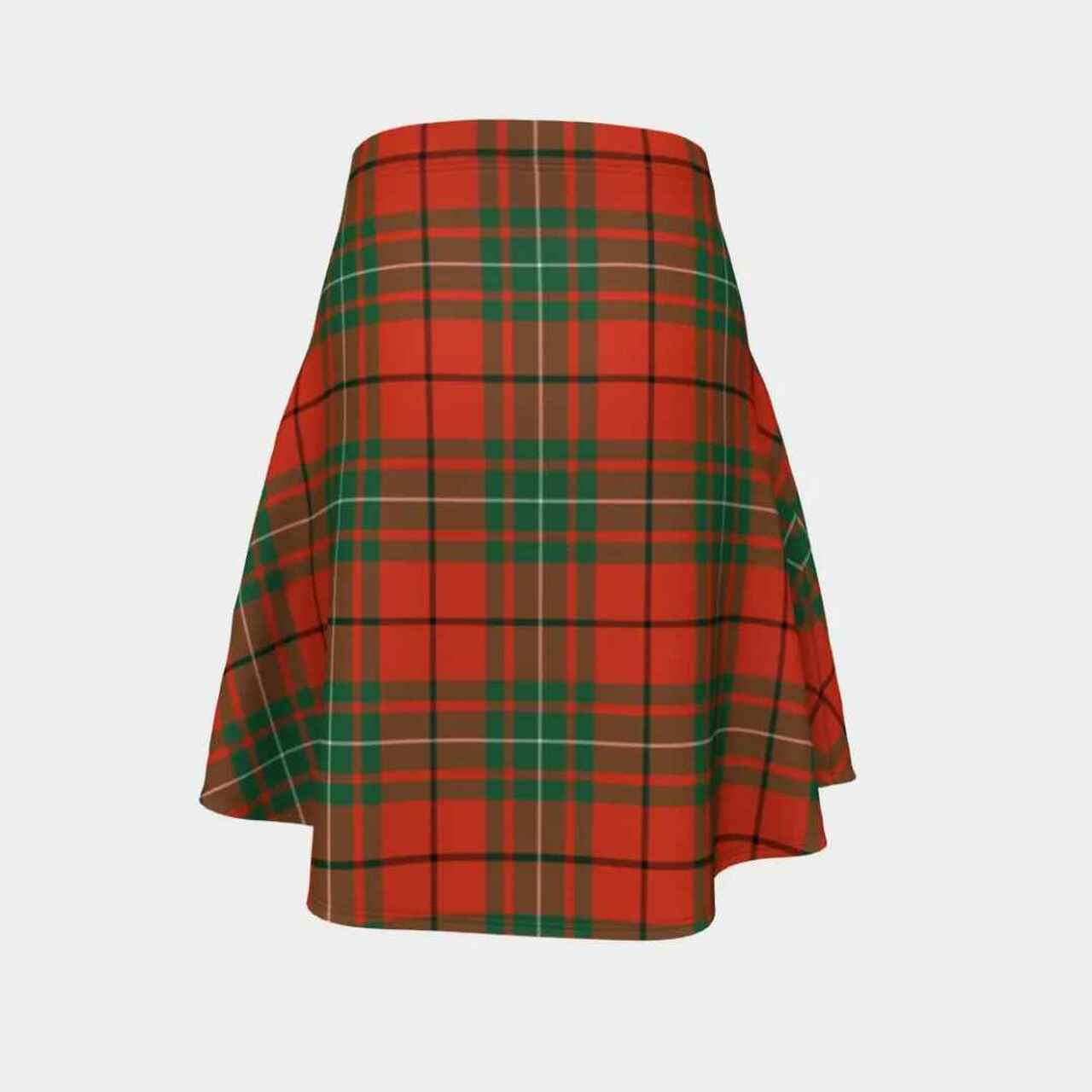 MacAulay Ancient Tartan Flared Skirt