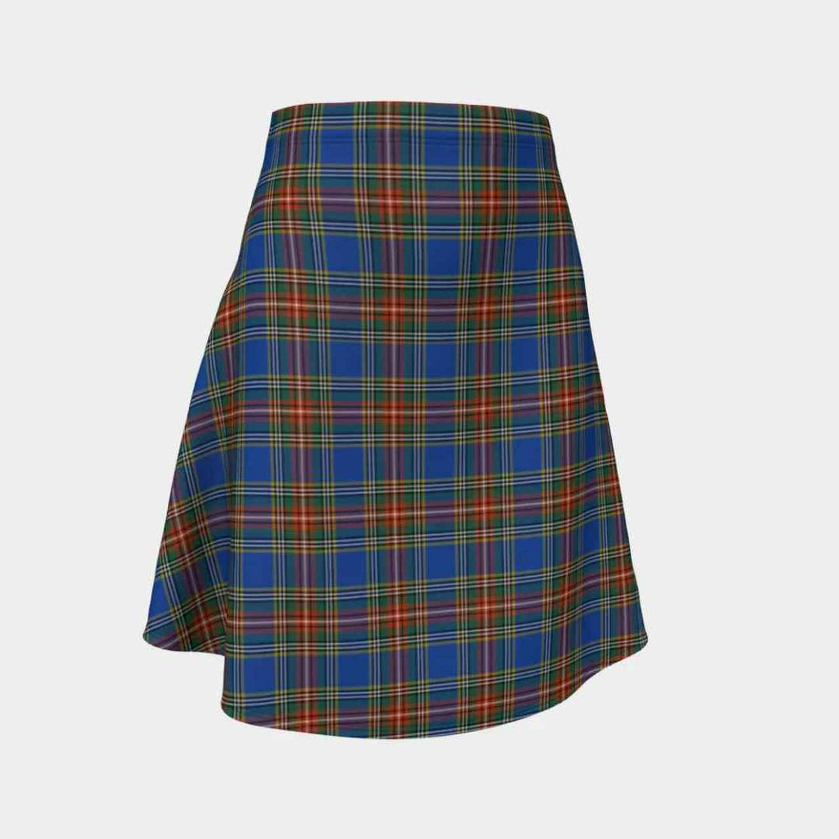 MacBeth Ancient Tartan Flared Skirt