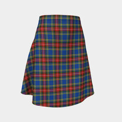 MacBeth Modern Tartan Flared Skirt