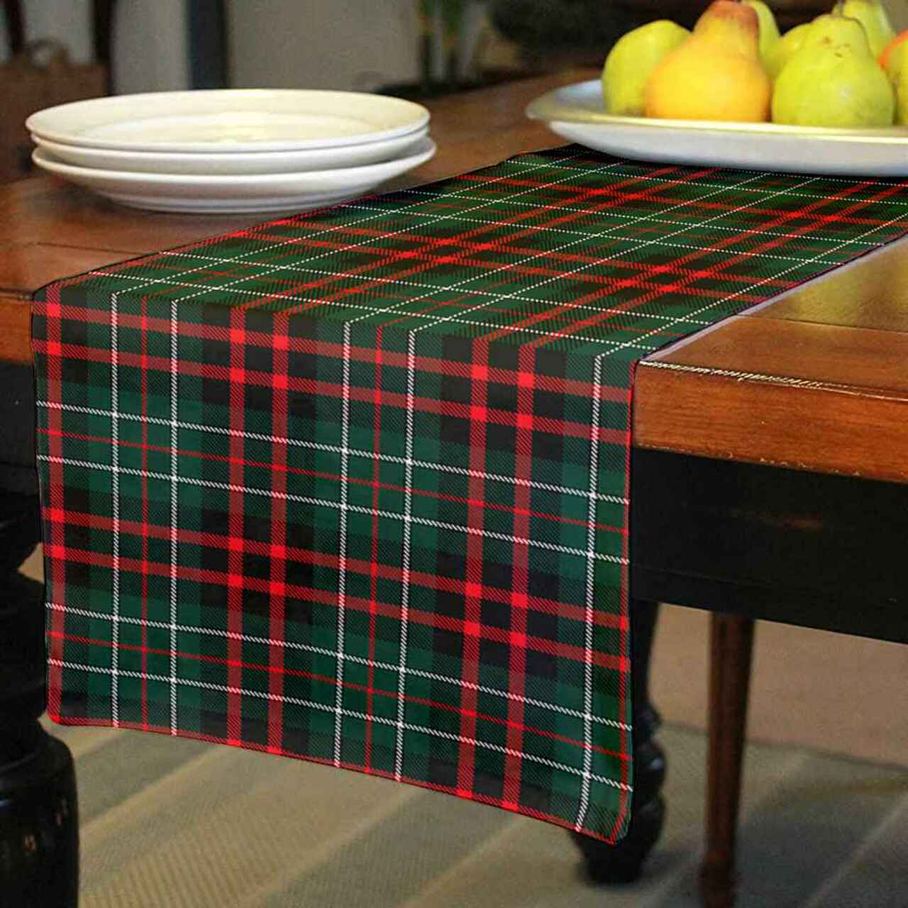 MacDiarmid Modern Tartan Table Runner - Cotton table runner