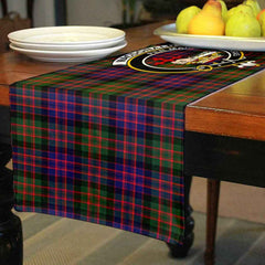 MacDonald (Clan Donald) Tartan Crest Table Runner - Cotton table runner