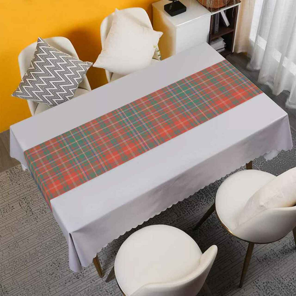 MacDougall Ancient Tartan Table Runner - Cotton table runner