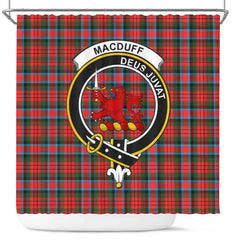 MacDuff Tartan Crest Shower Curtain