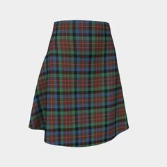 MacDuff Hunting Ancient Tartan Flared Skirt