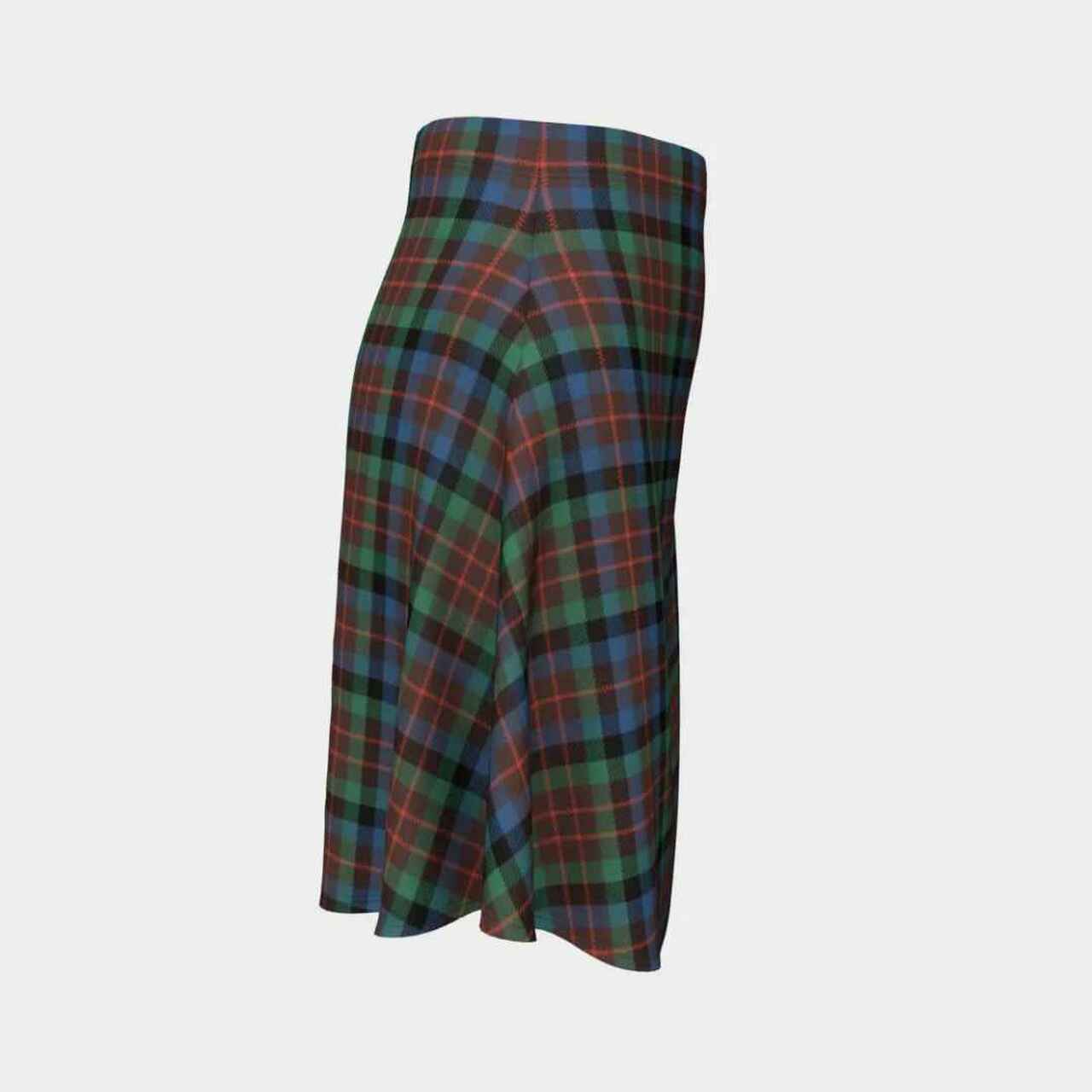 MacDuff Hunting Ancient Tartan Flared Skirt