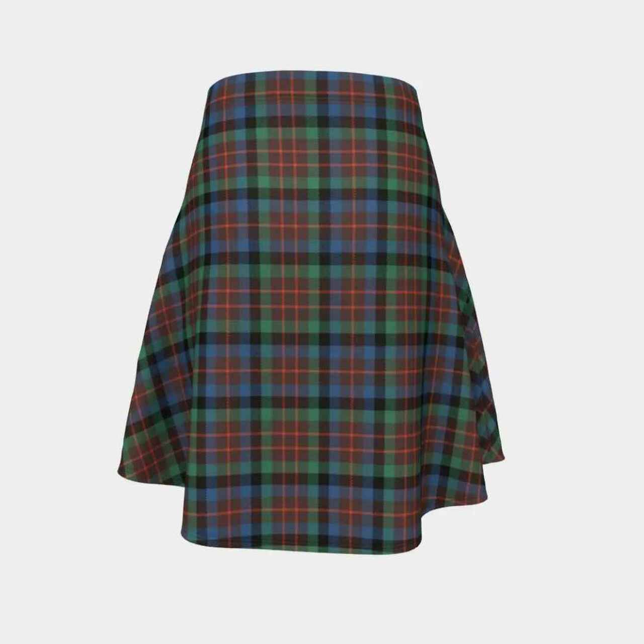 MacDuff Hunting Ancient Tartan Flared Skirt