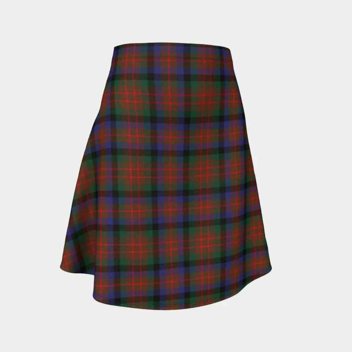 MacDuff Hunting Modern Tartan Flared Skirt