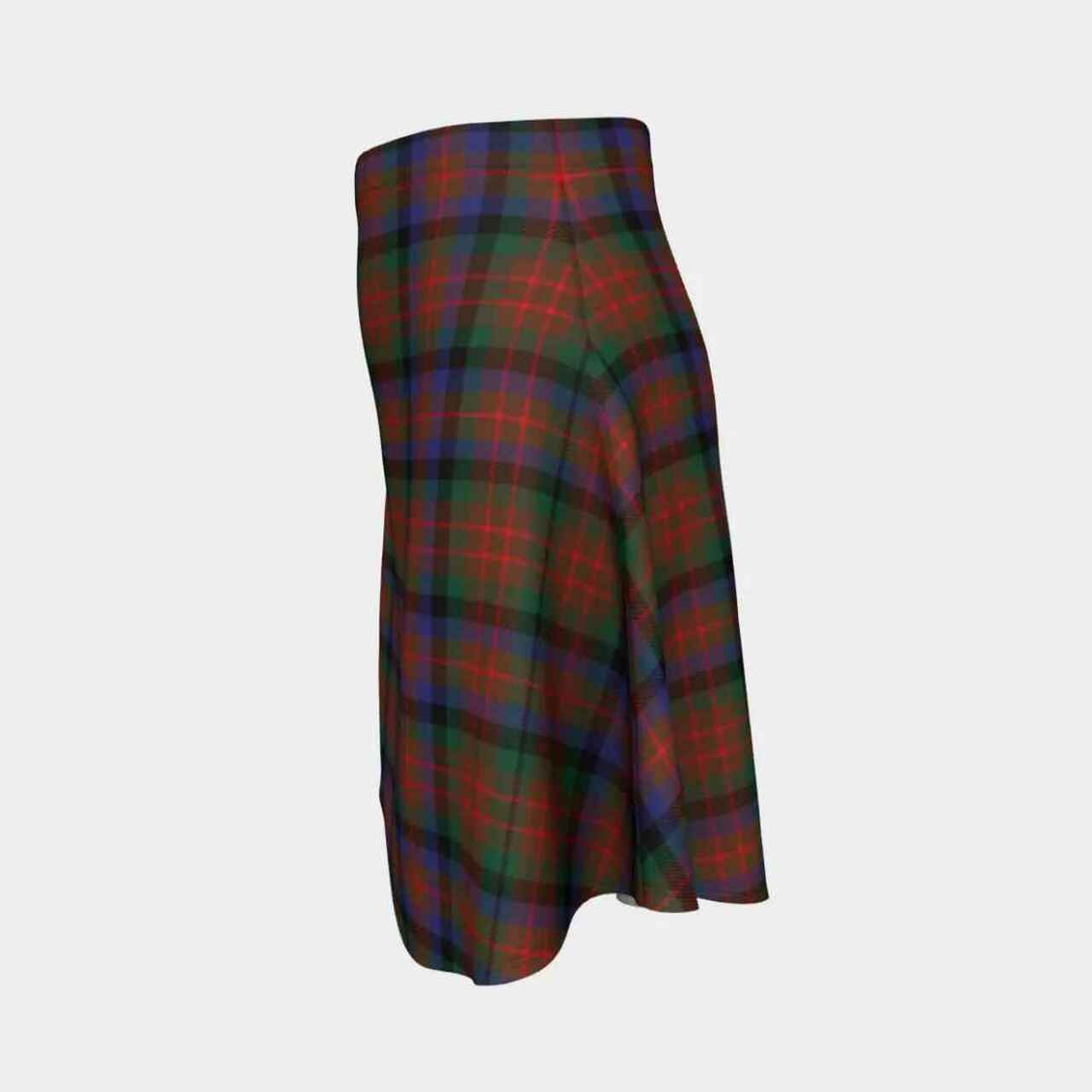 MacDuff Hunting Modern Tartan Flared Skirt