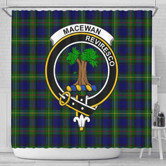 MacEwen Tartan Crest Shower Curtain