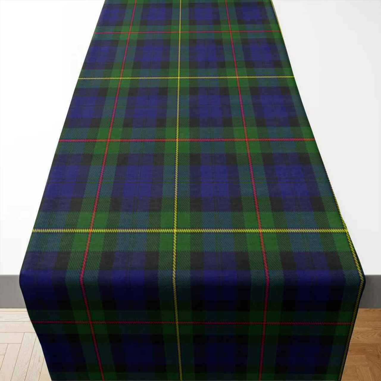 MacEwen Modern Tartan Table Runner - Cotton table runner