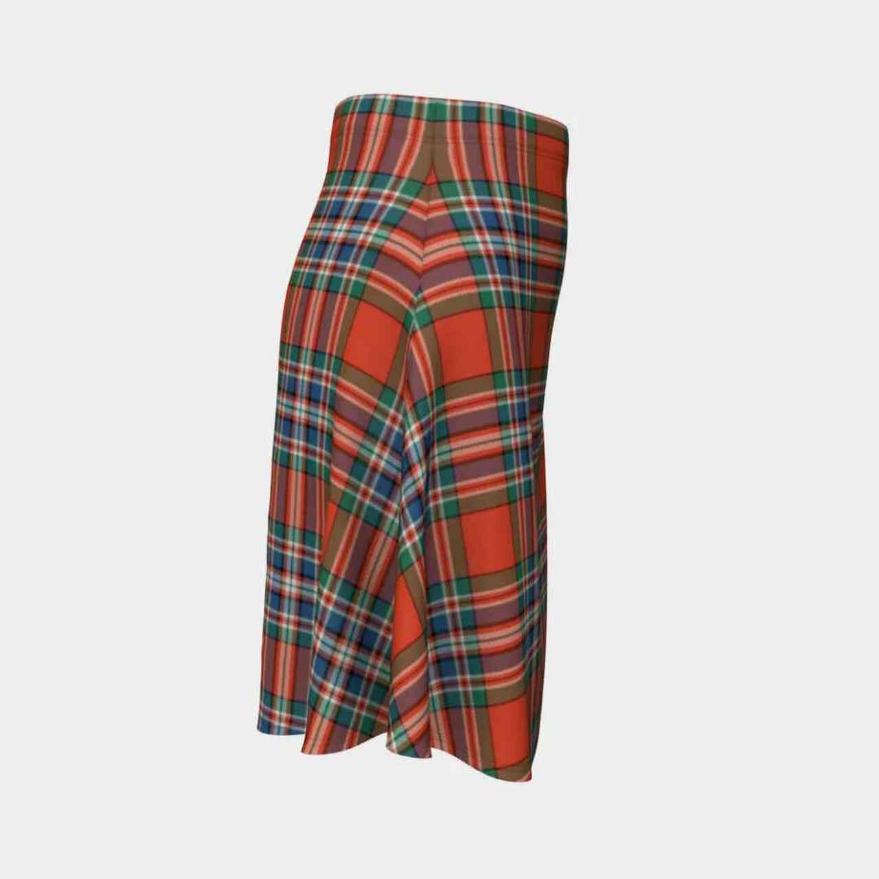 MacFarlane Ancient Tartan Flared Skirt