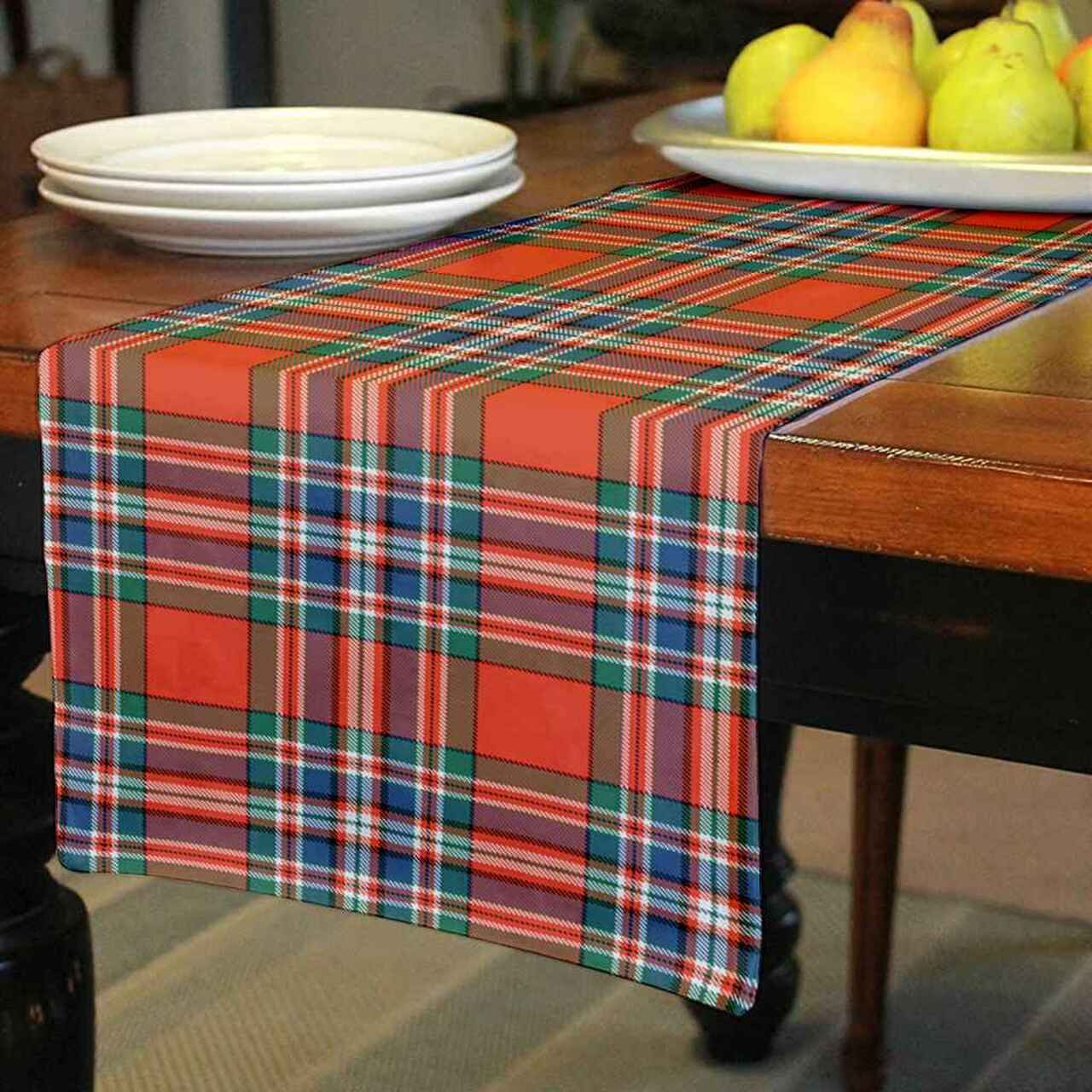 MacFarlane Ancient Tartan Table Runner - Cotton table runner