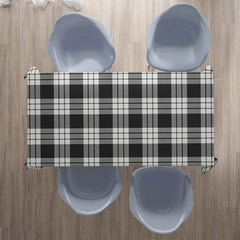 MacFarlane Black & White Ancient Tartan Tablecloth