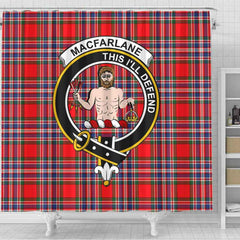 MacFarlane Tartan Crest Shower Curtain