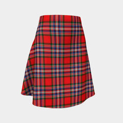 MacFarlane Modern Tartan Flared Skirt