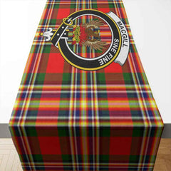 MacGill (Makgill) Tartan Crest Table Runner - Cotton table runner