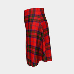 MacGillivray Modern Tartan Flared Skirt