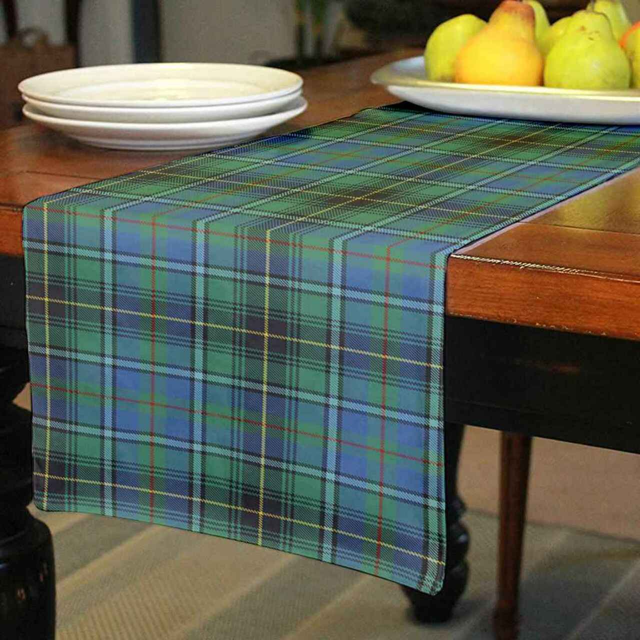 MacInnes Ancient Tartan Table Runner - Cotton table runner