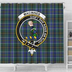 MacInnes Tartan Crest Shower Curtain