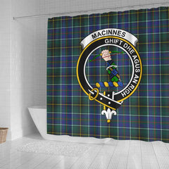 MacInnes Tartan Crest Shower Curtain