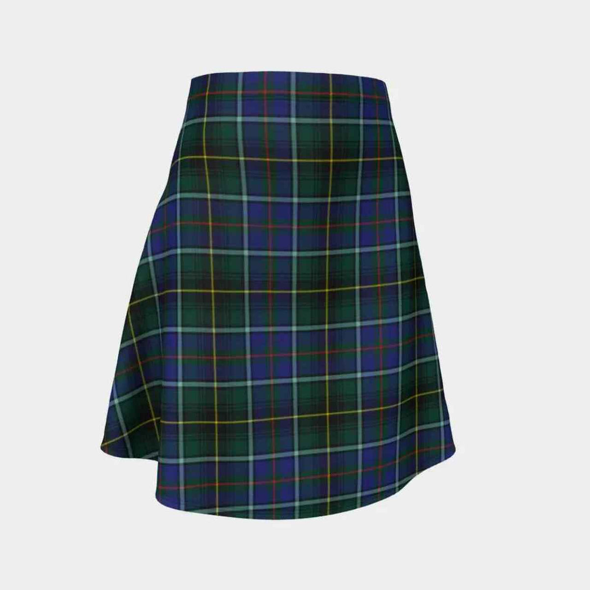 MacInnes Modern Tartan Flared Skirt