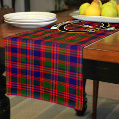 MacIntyre Tartan Crest Table Runner - Cotton table runner