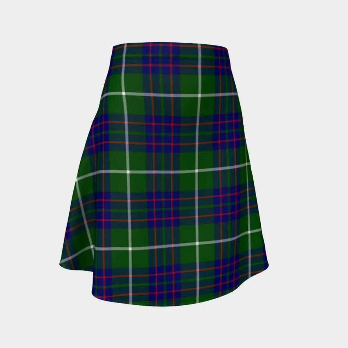 MacIntyre Hunting Modern Tartan Flared Skirt