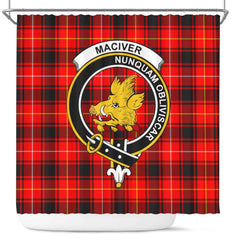 MacIver Tartan Crest Shower Curtain