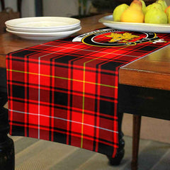 MacIver Tartan Crest Table Runner - Cotton table runner