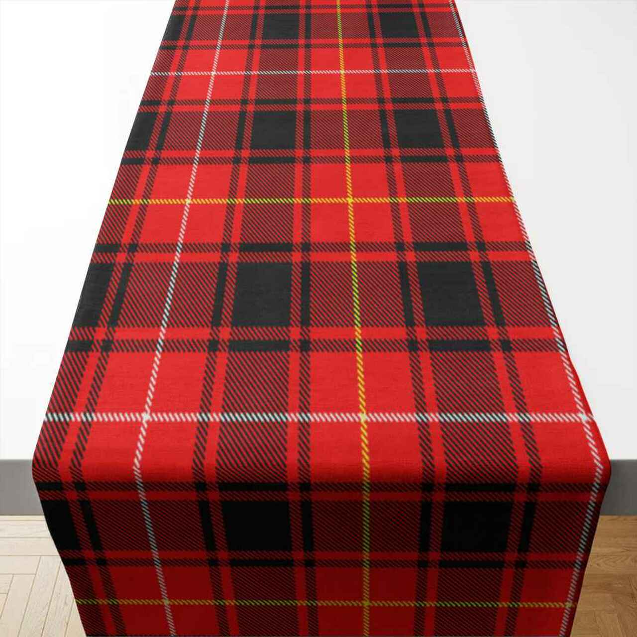 MacIver Modern Tartan Table Runner - Cotton table runner