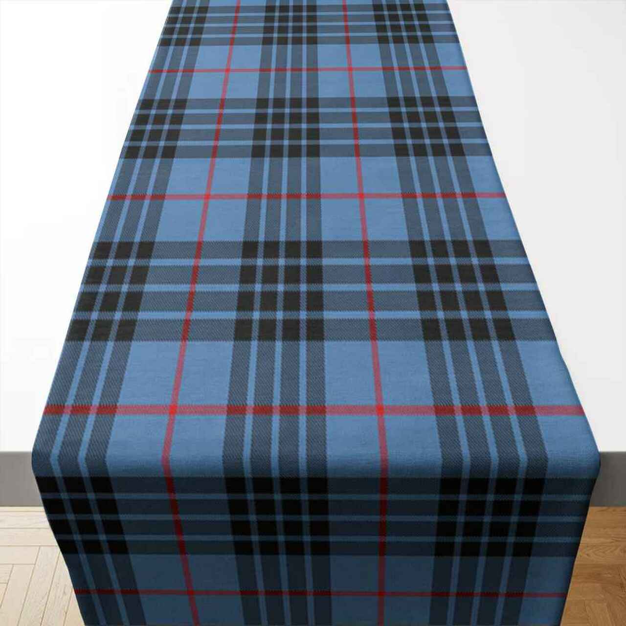 MacKay Blue Tartan Table Runner - Cotton table runner