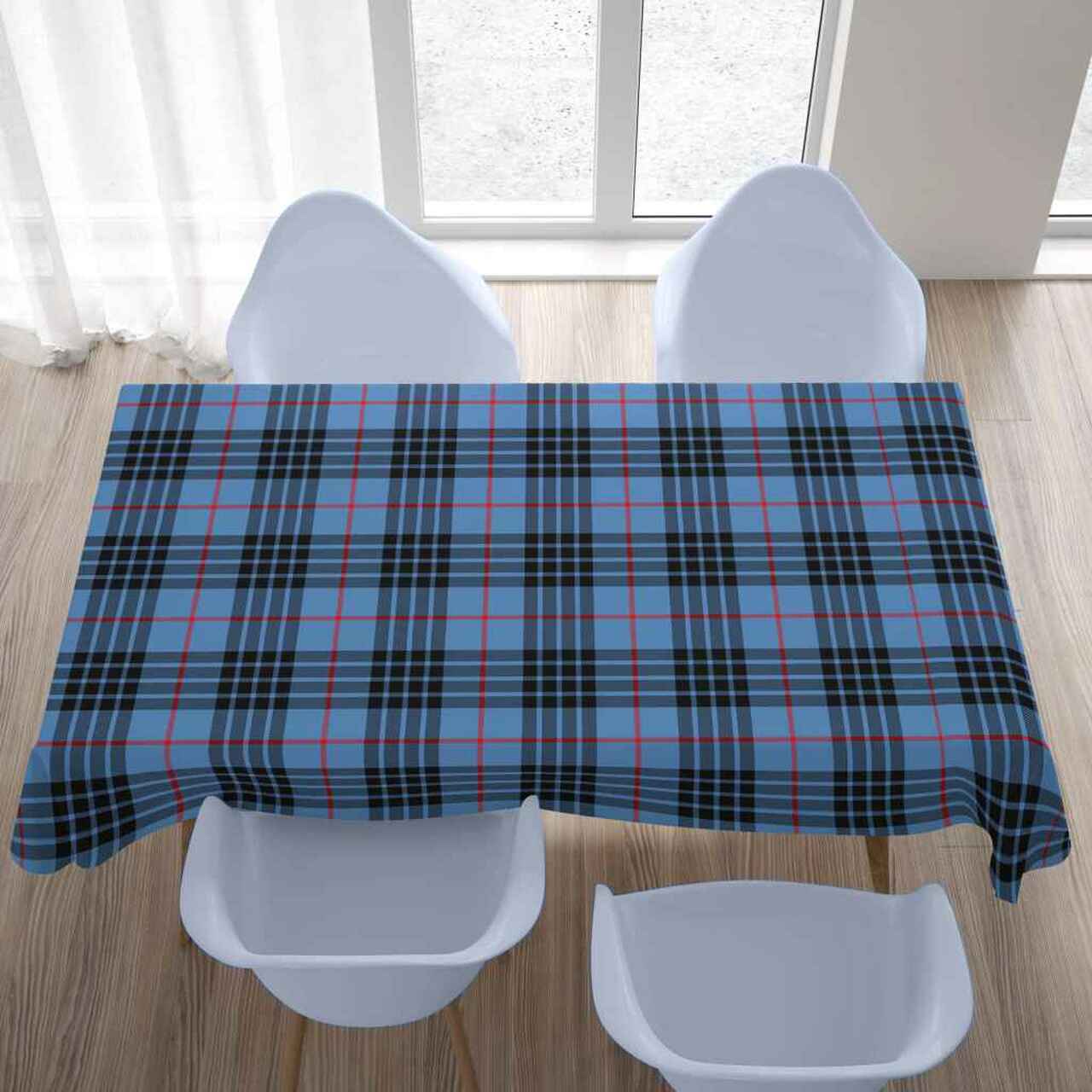 MacKay Blue Tartan Tablecloth