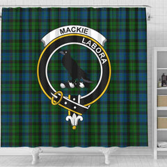 MacKie Tartan Crest Shower Curtain